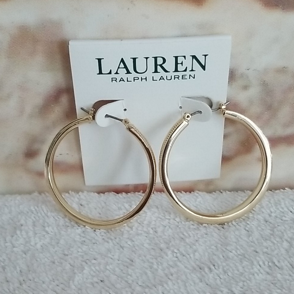 New Ralph Lauren Hoop Earrings